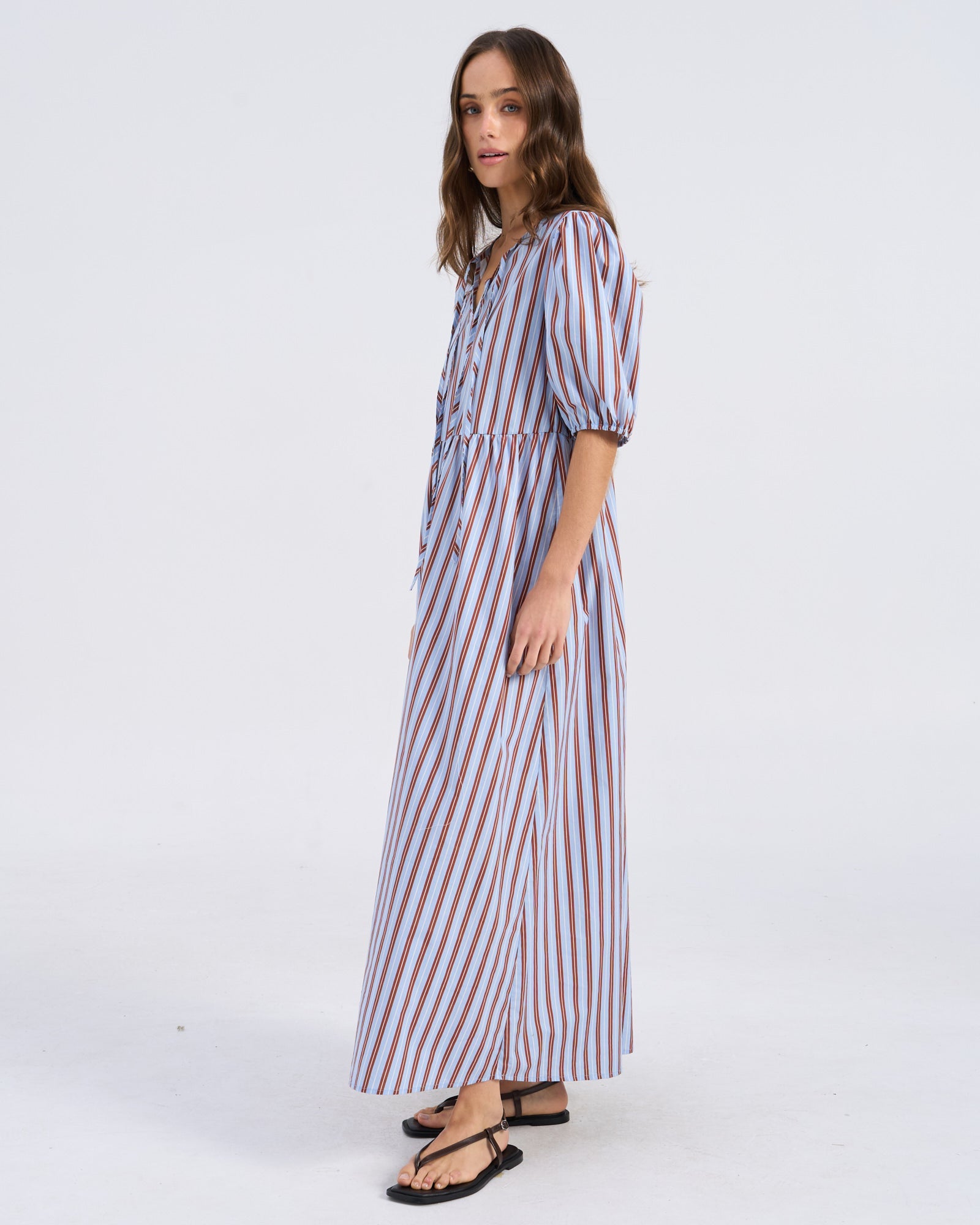 VMISLA STRIPED MAXI DRESS